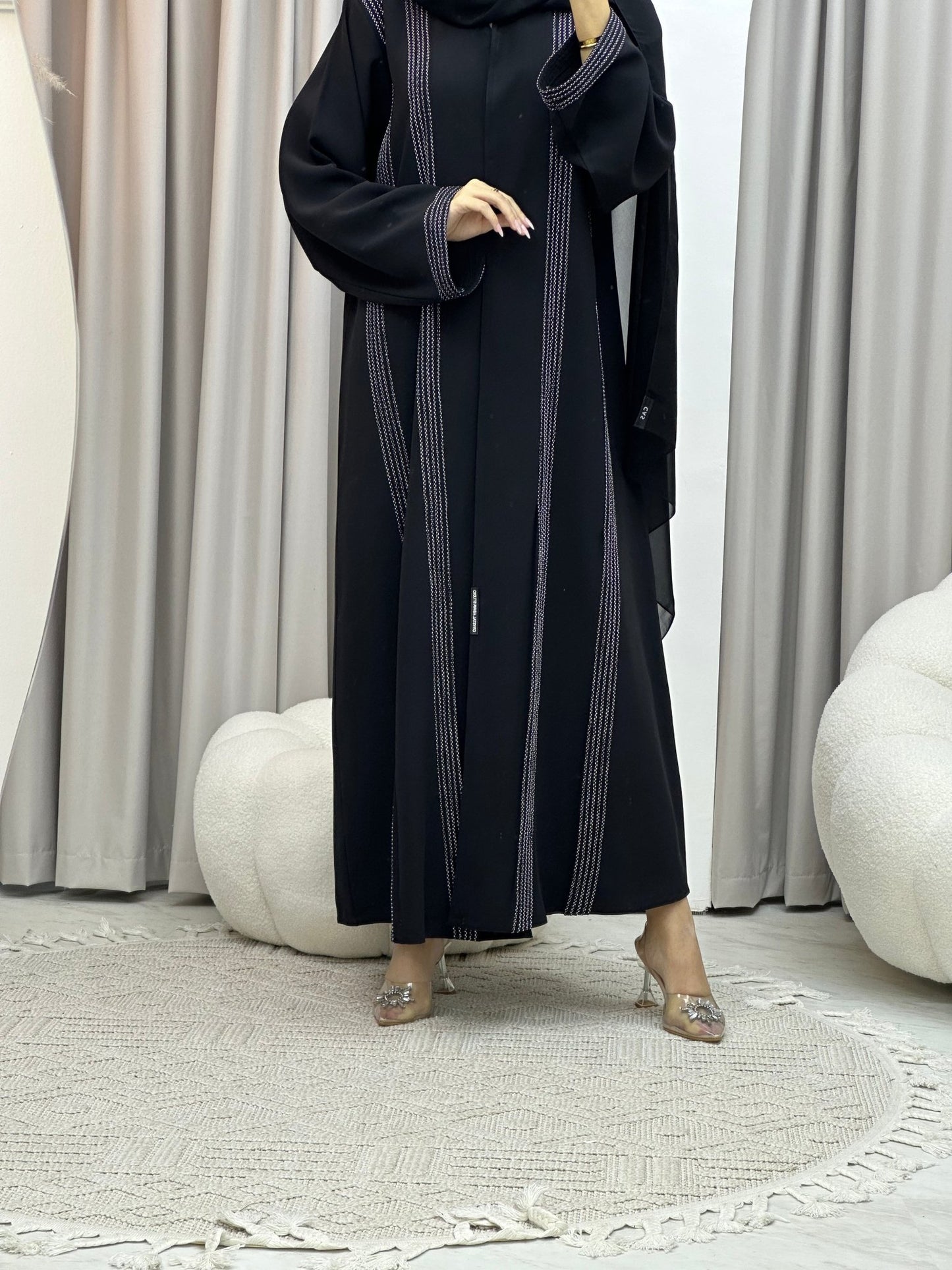 C RTW Ramadan Black Eid Abaya 94