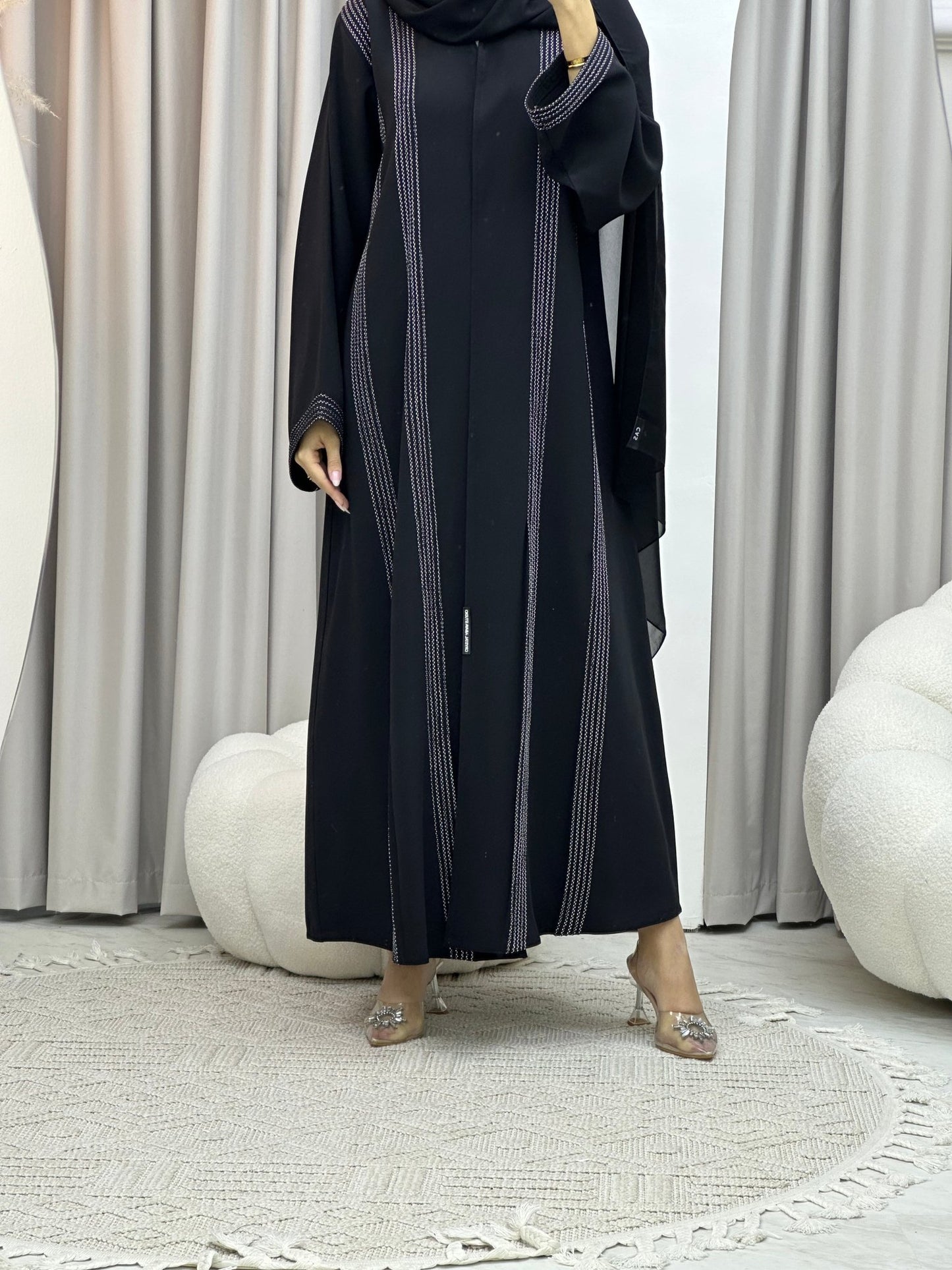 C RTW Ramadan Black Eid Abaya 94