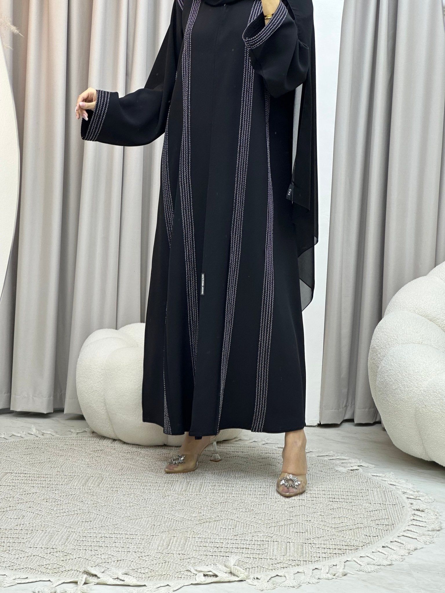 C RTW Ramadan Black Eid Abaya 94