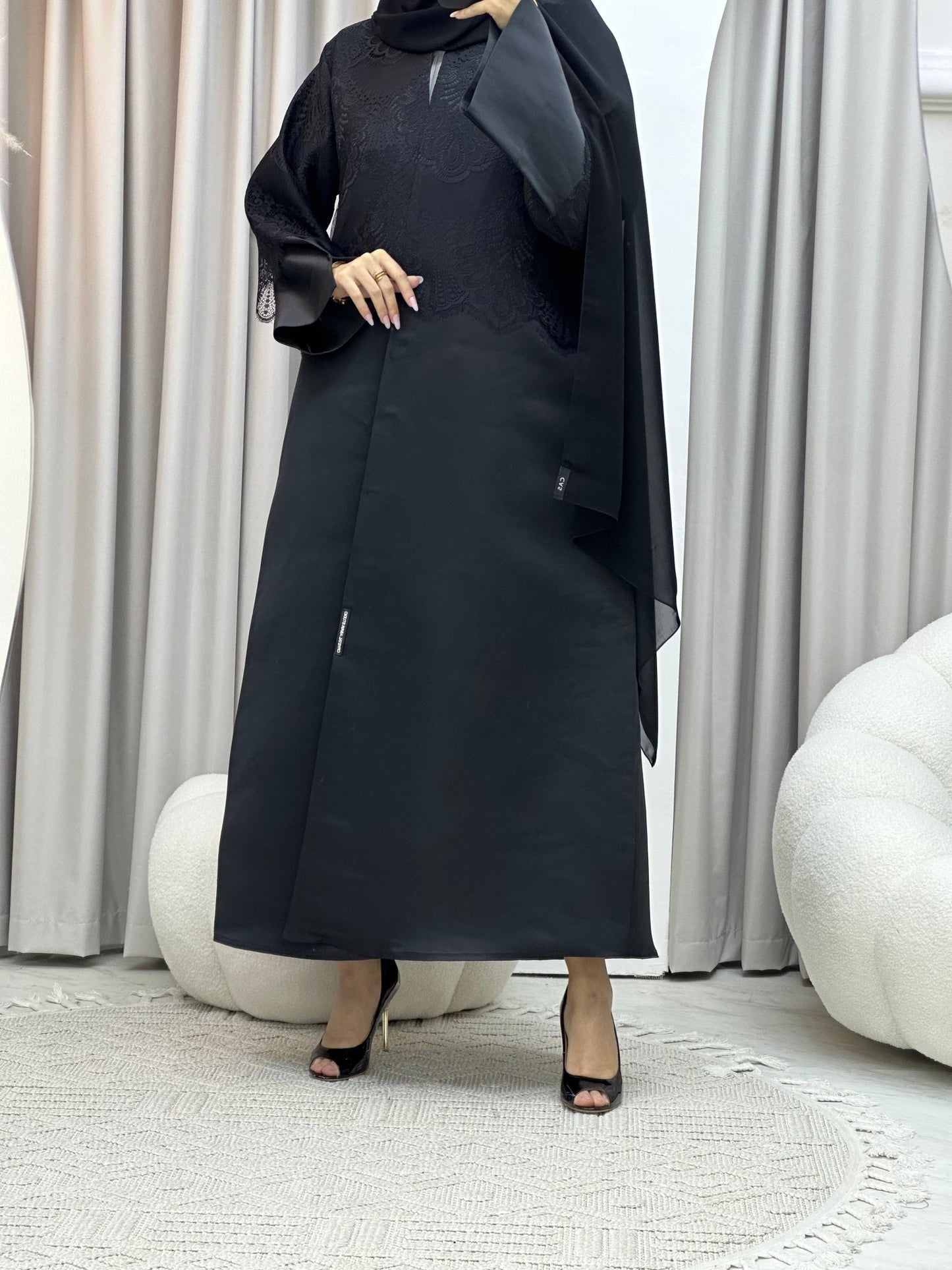 C RTW Ramadan Black Eid Abaya 98