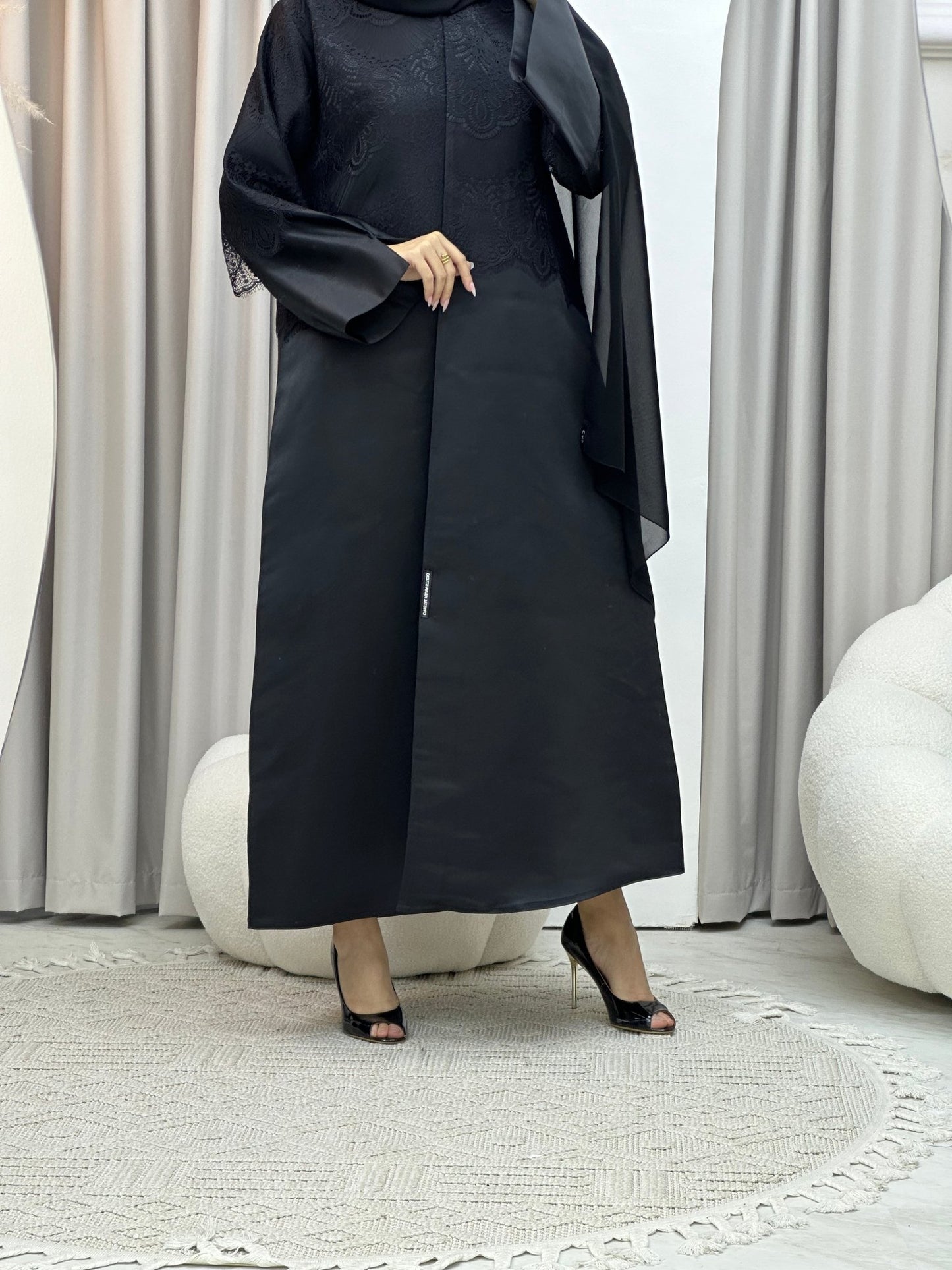 C RTW Ramadan Black Eid Abaya 98