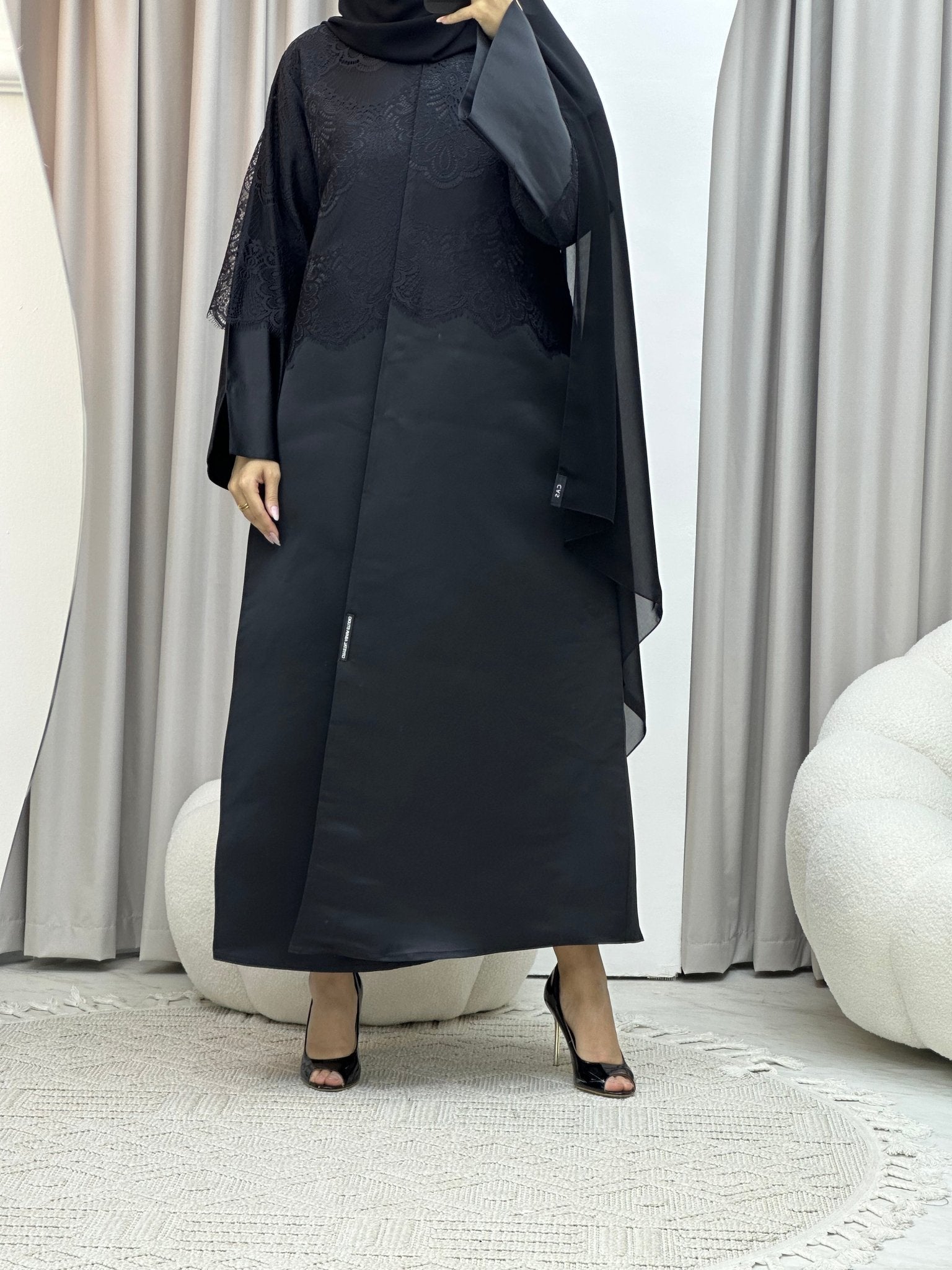 C RTW Ramadan Black Eid Abaya 98