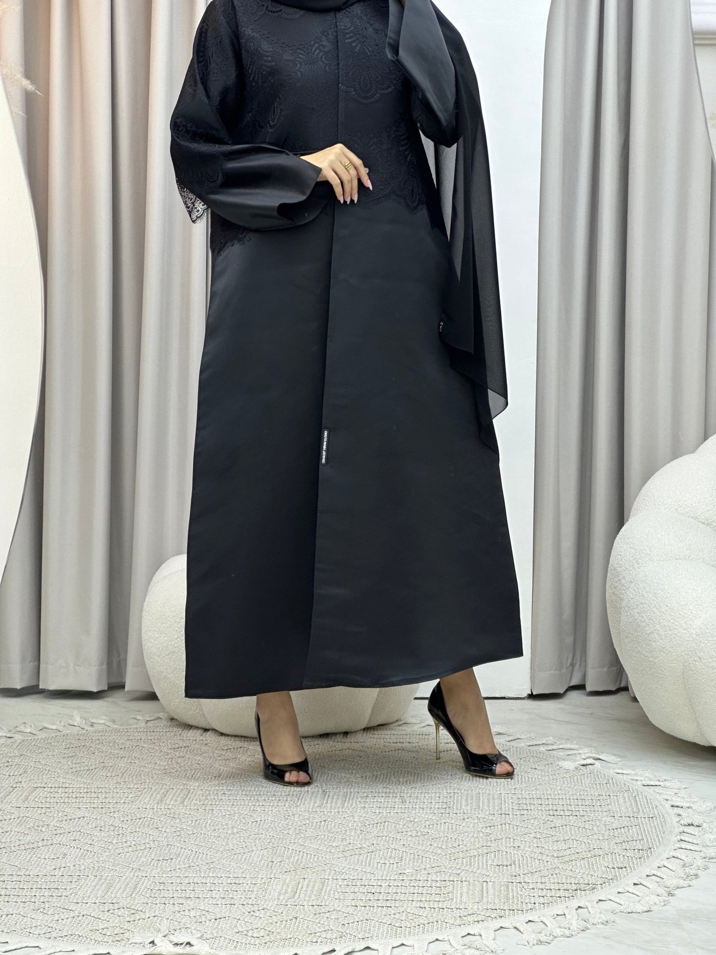 C RTW Ramadan Black Eid Abaya 98