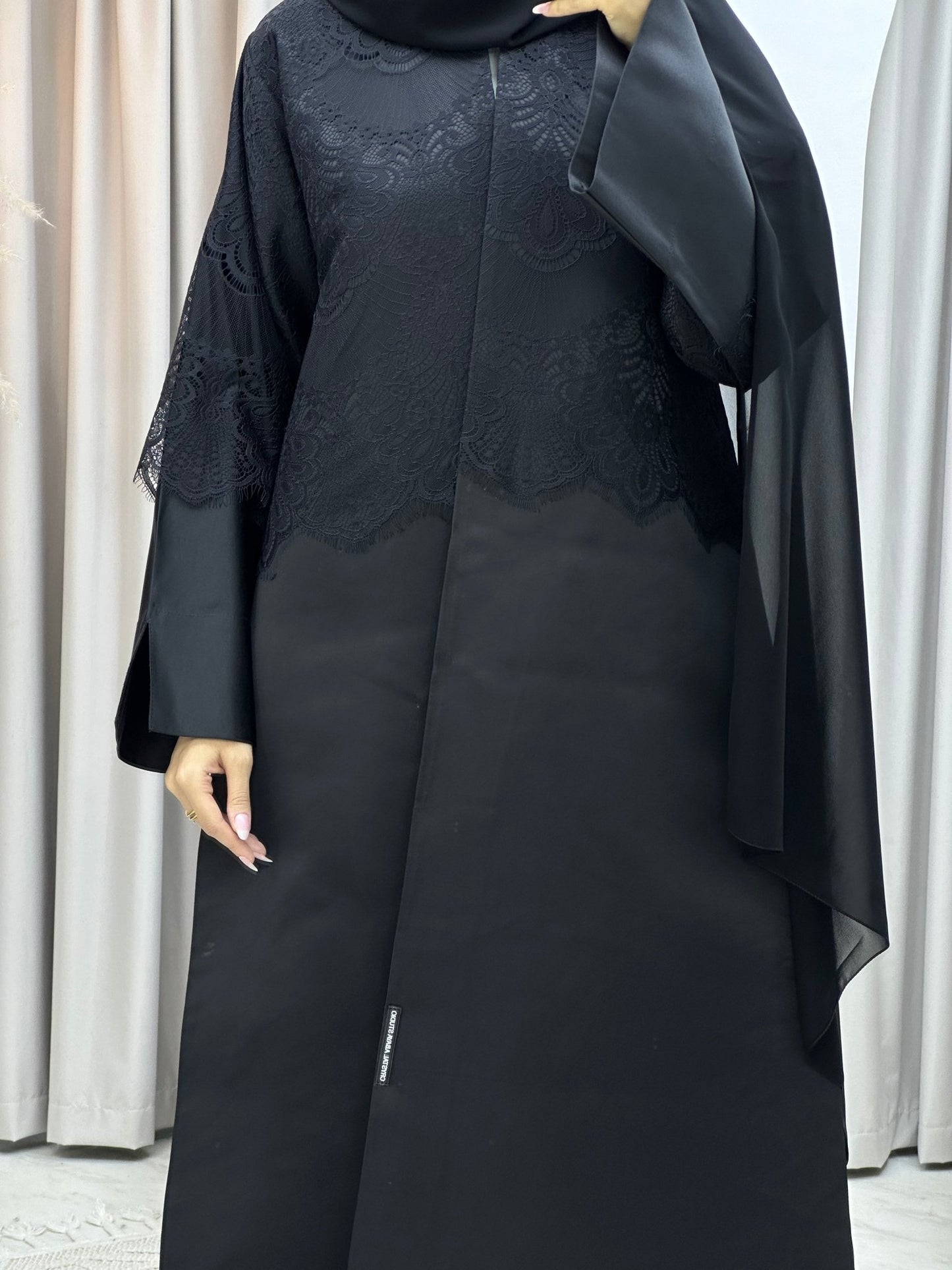 C RTW Ramadan Black Eid Abaya 98