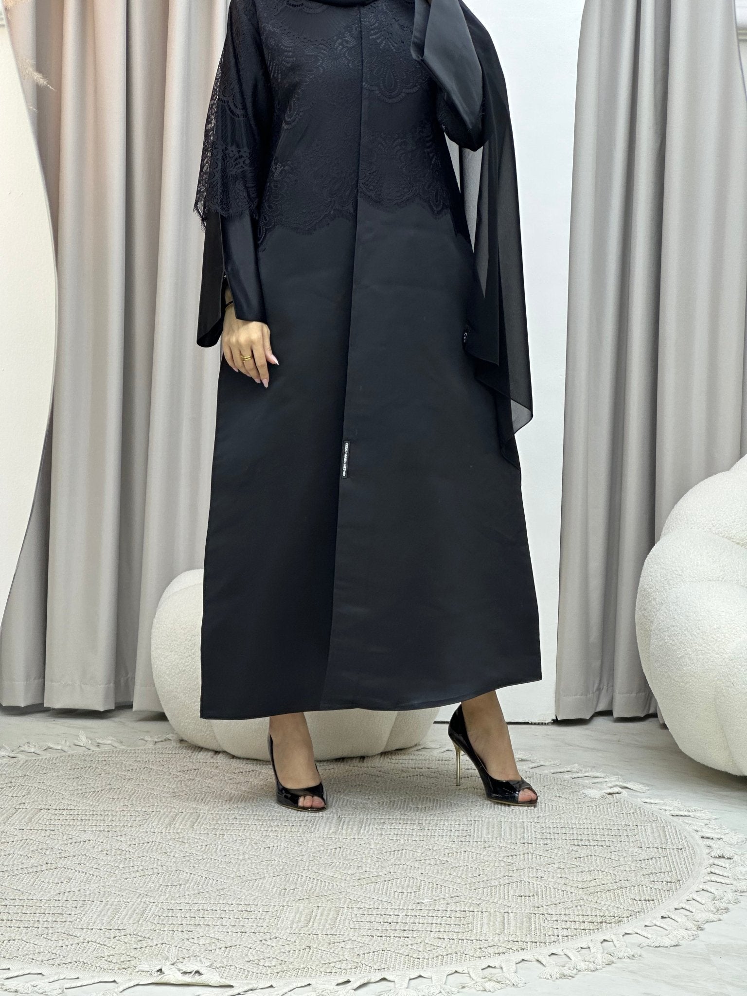 C RTW Ramadan Black Eid Abaya 98