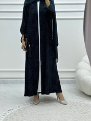 C Web Print Budget Teal Abaya