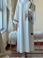 C - White - Nada - Evening - Abaya - Set - 45