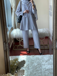 طقم معطف CB-LightGrey - XS