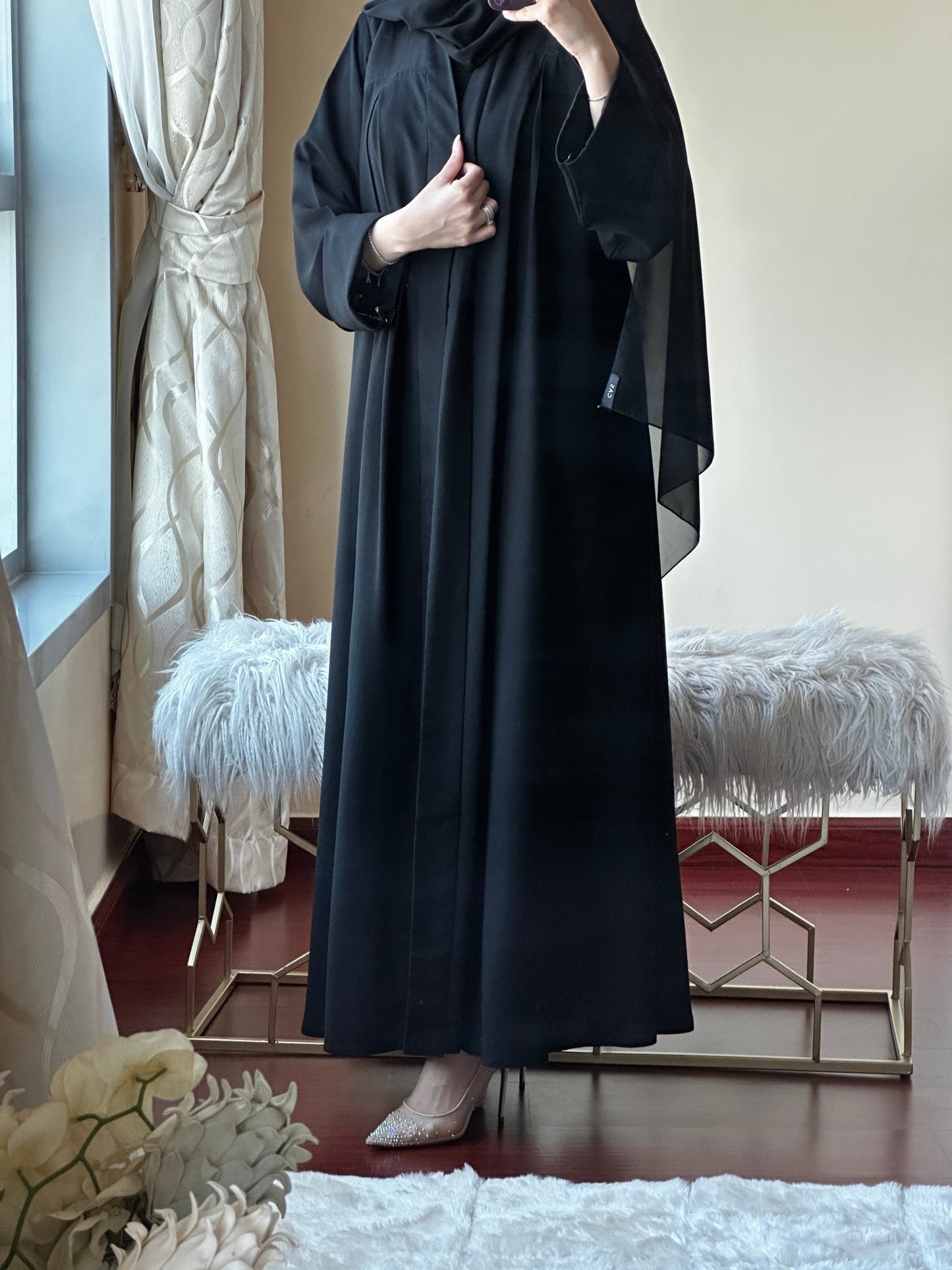 CR - Black - Abaya - 06