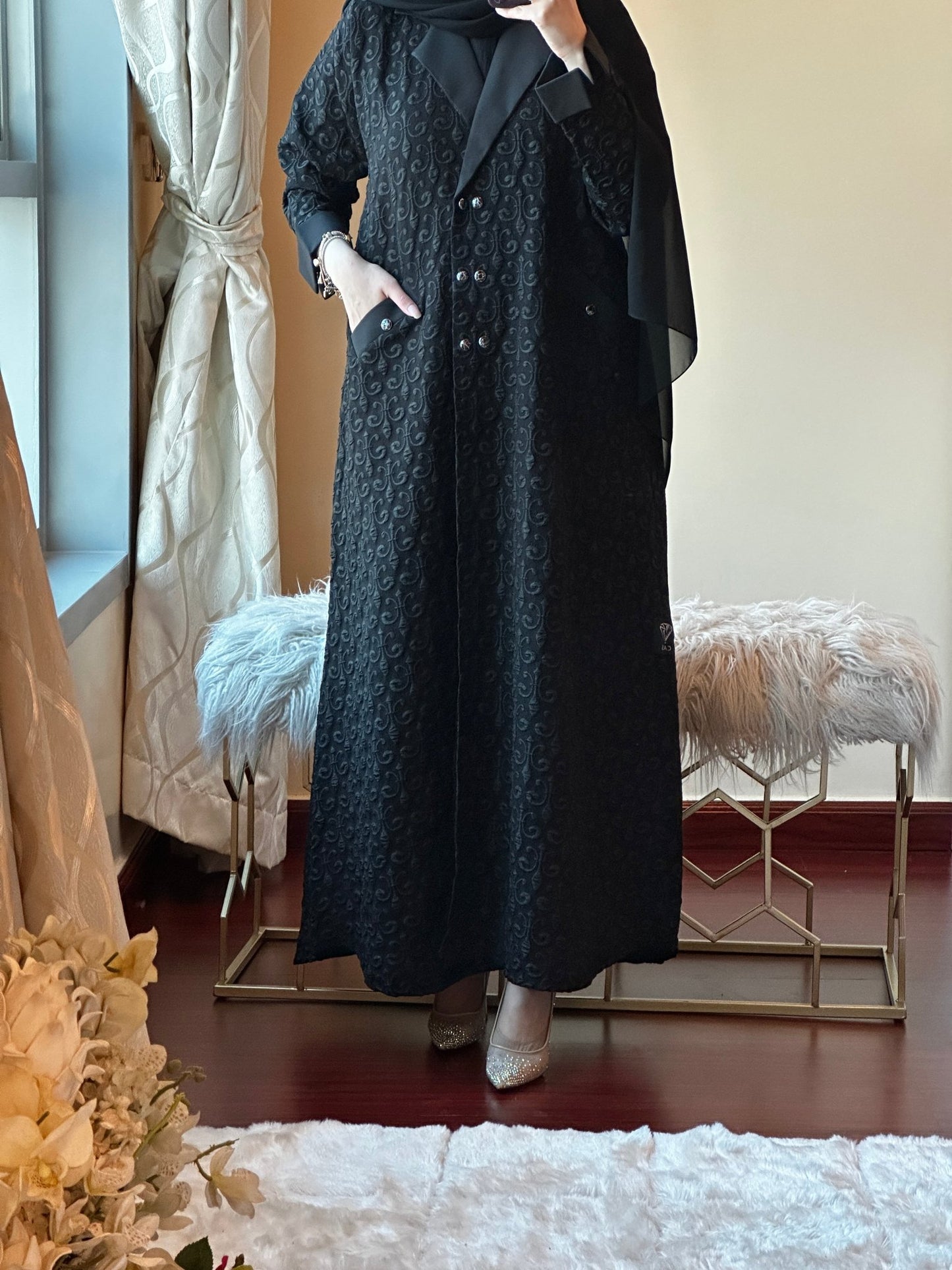 CR - Black - Abaya - 08