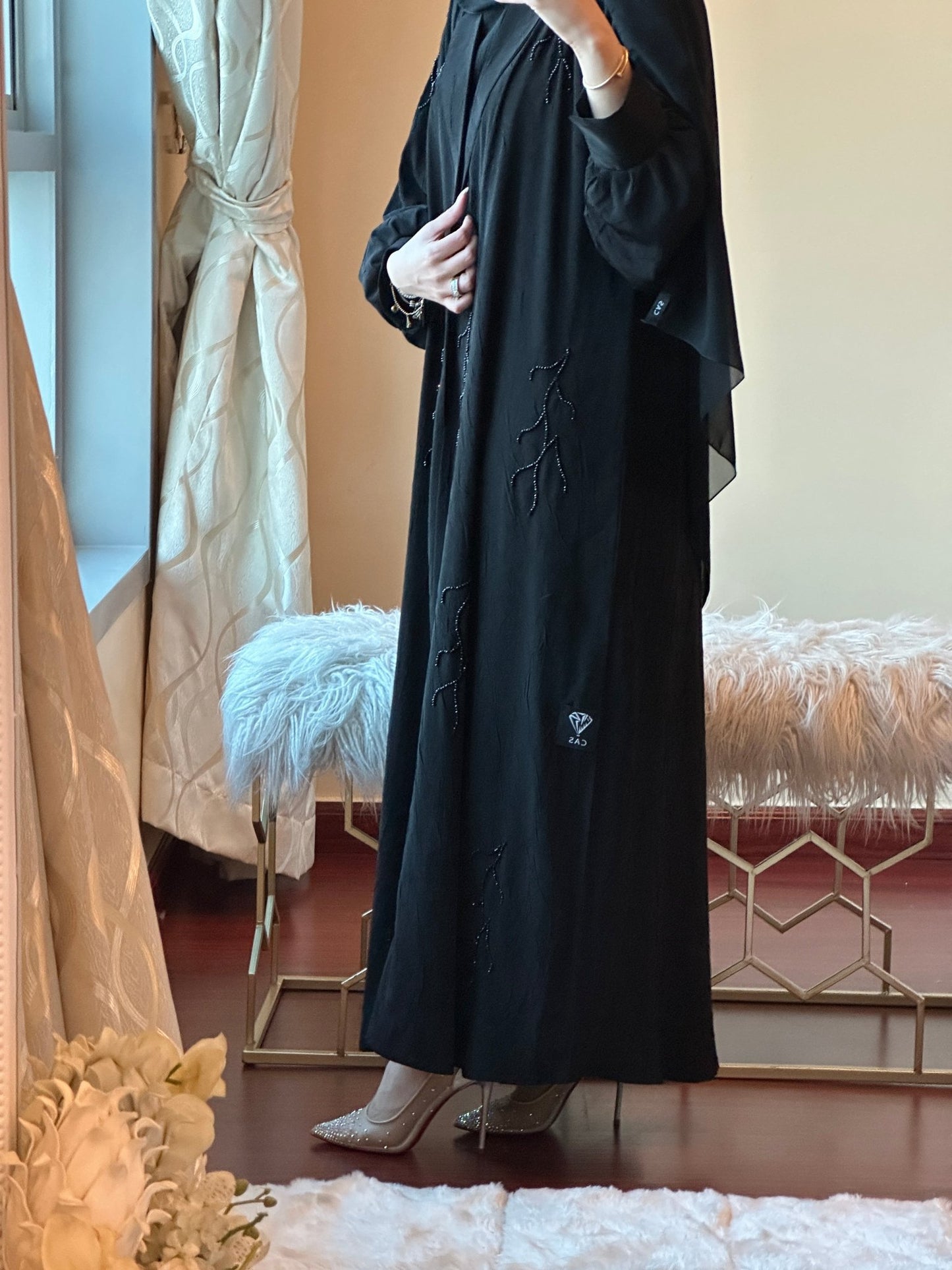 CR - Black - Abaya - 10