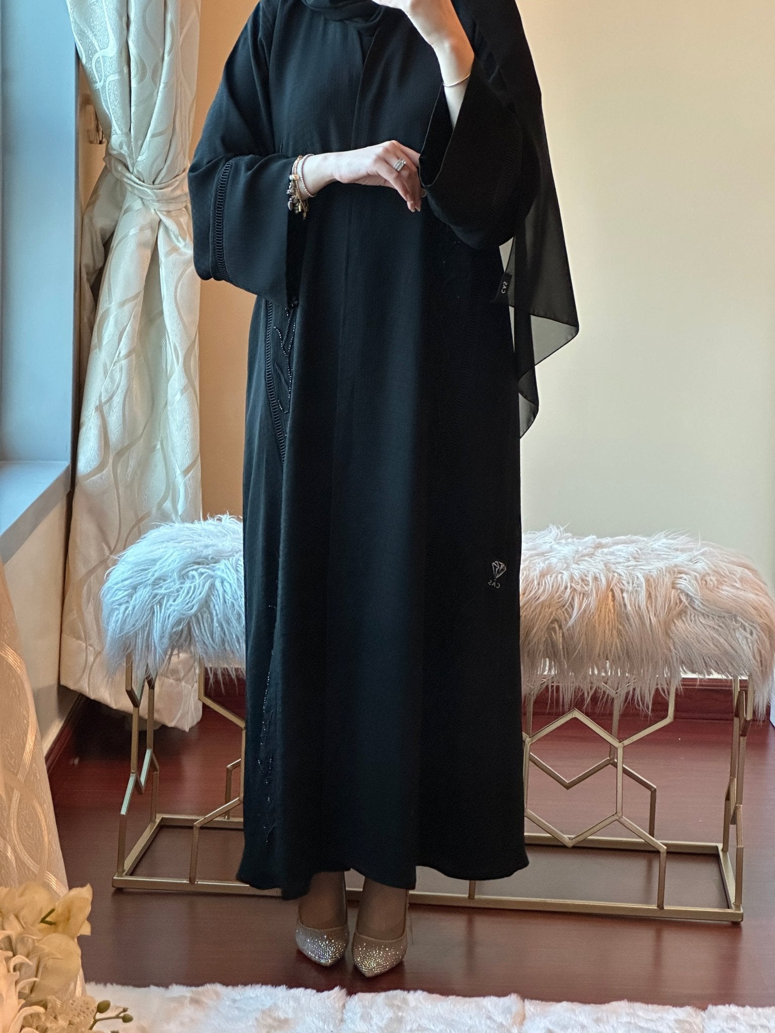 CR - Black - Abaya - 11