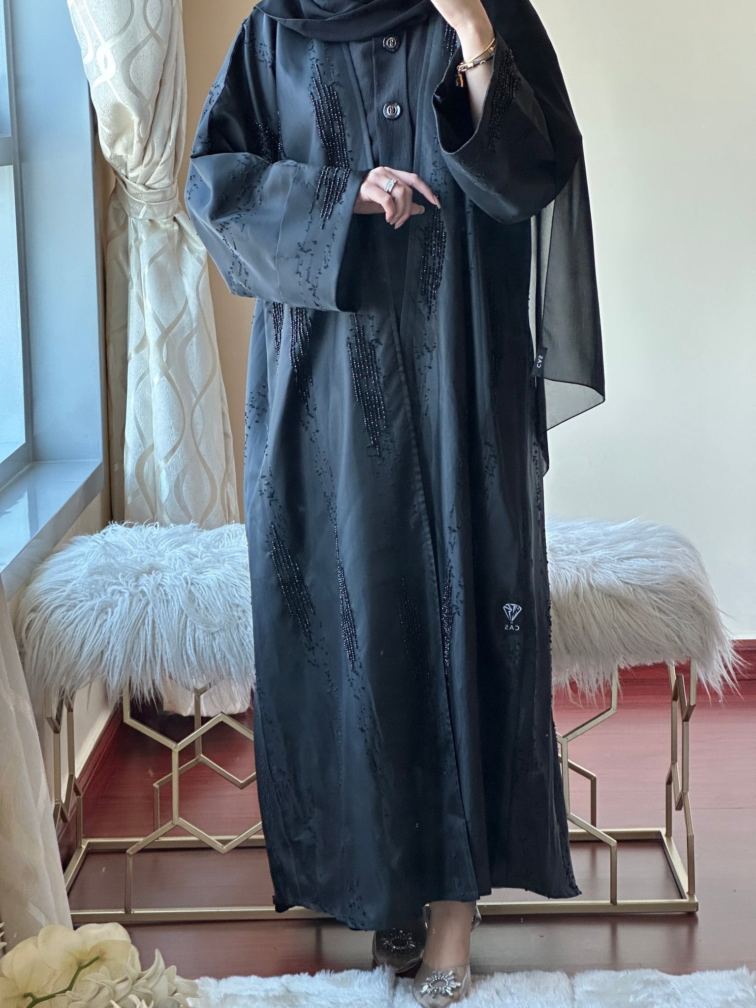 CR - Black - Abaya - 16