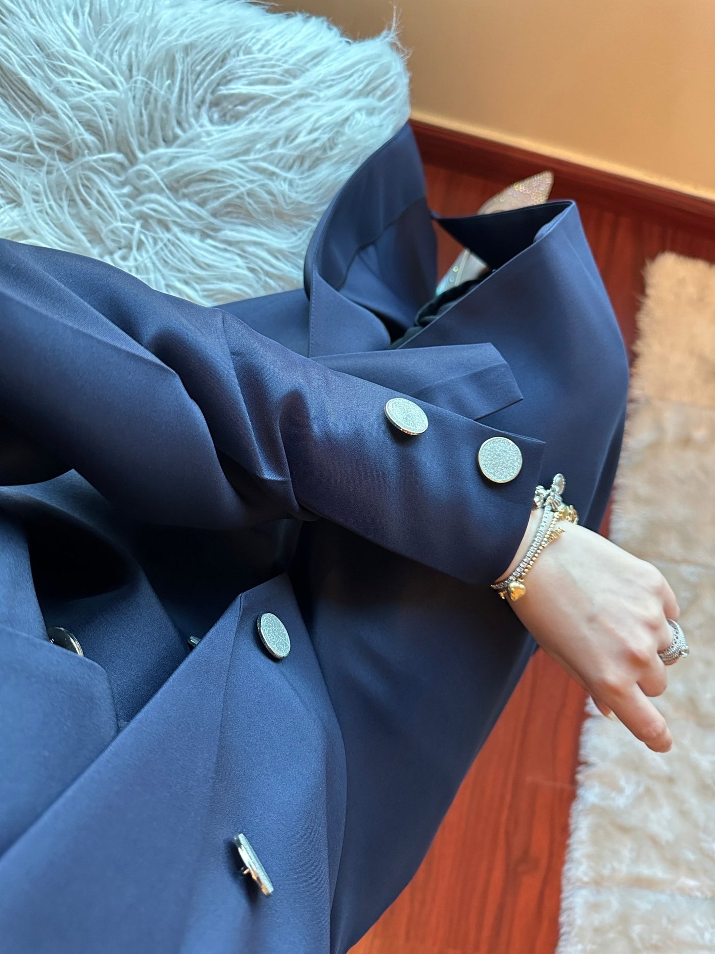 CR - Blue - Coat - Abaya - 09