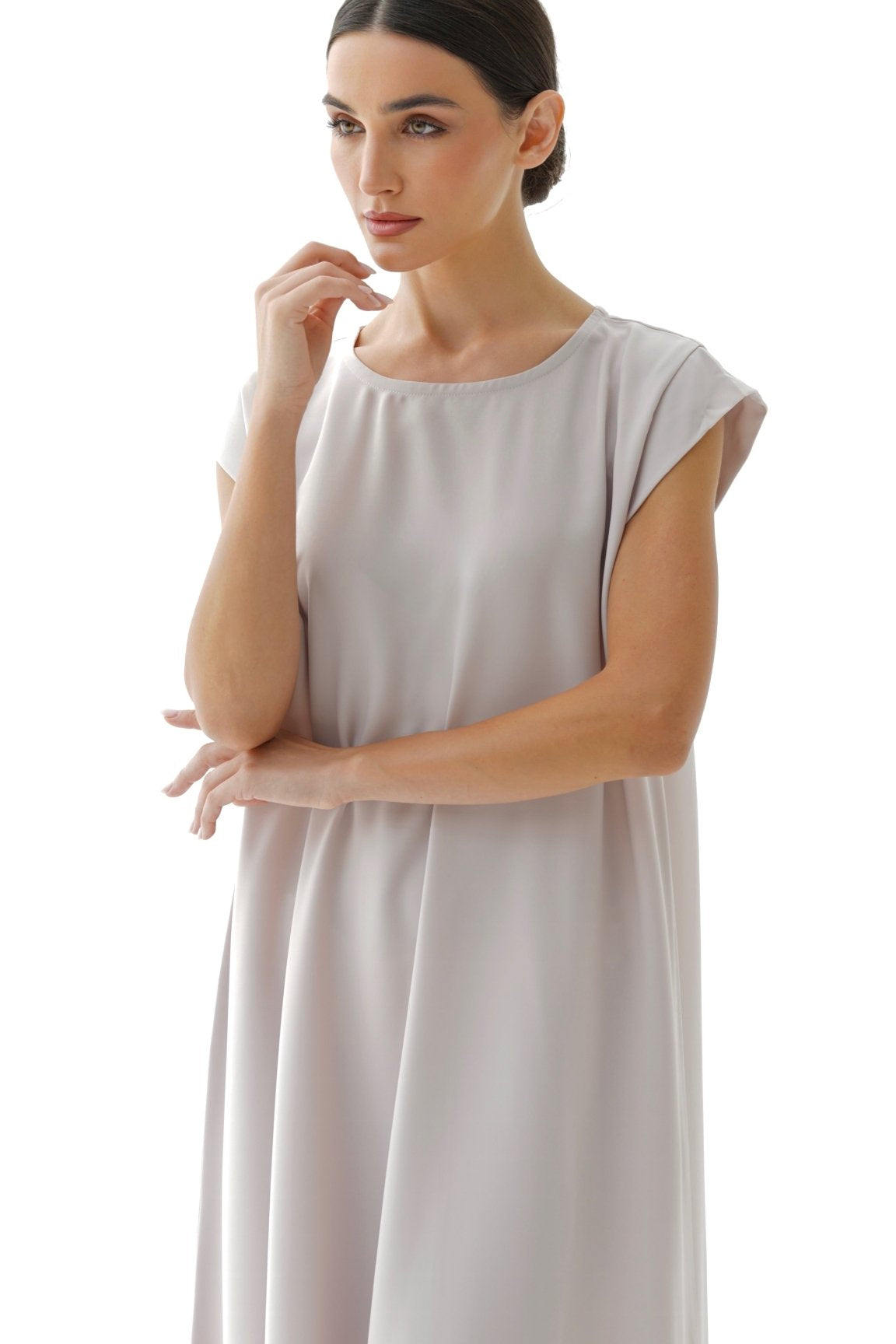 CRTW 005-03 Premium Nude Under Abaya Dress
