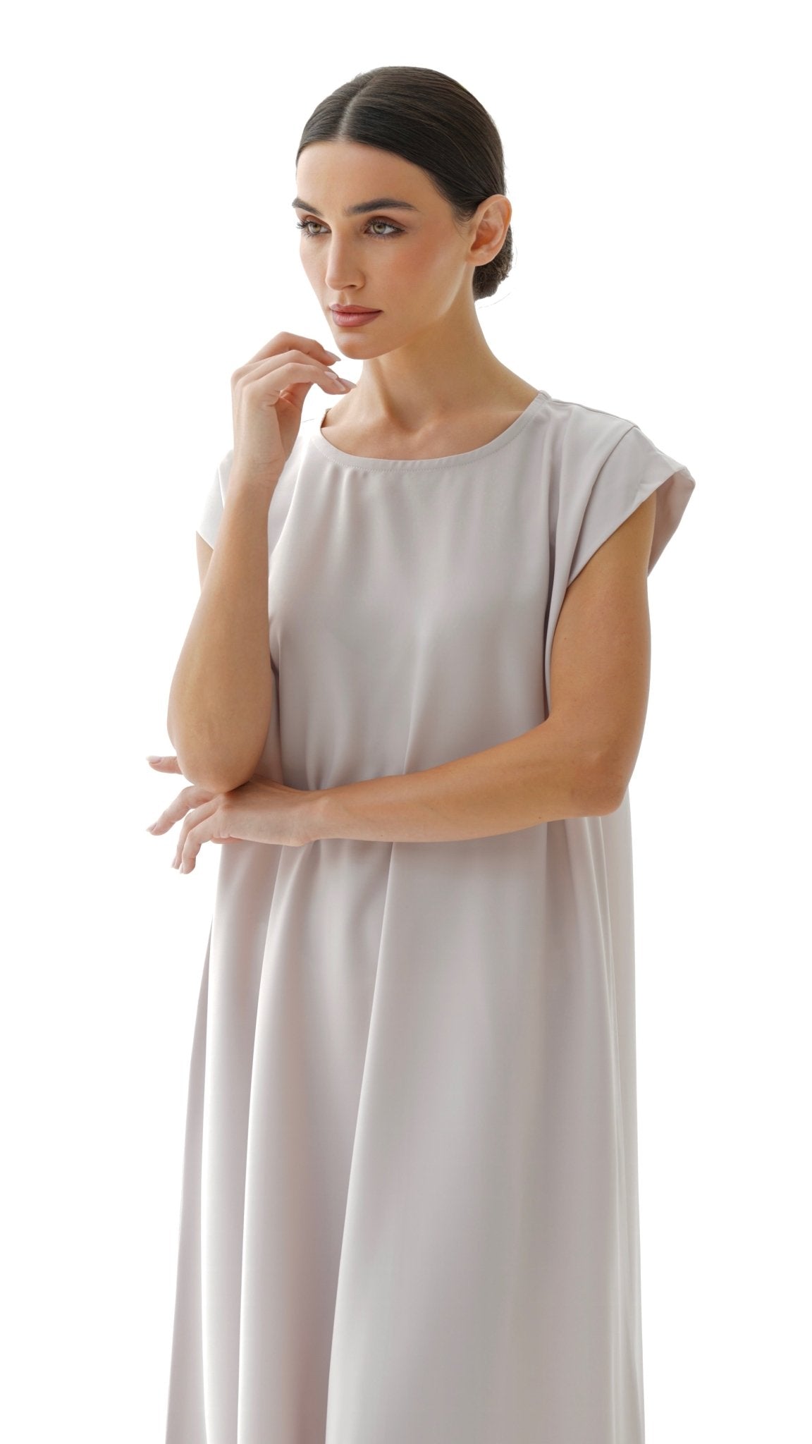 CRTW 005-03 Premium Nude Under Abaya Dress