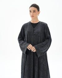 عباية فحمية فاخرة C 1695 - XS / 50