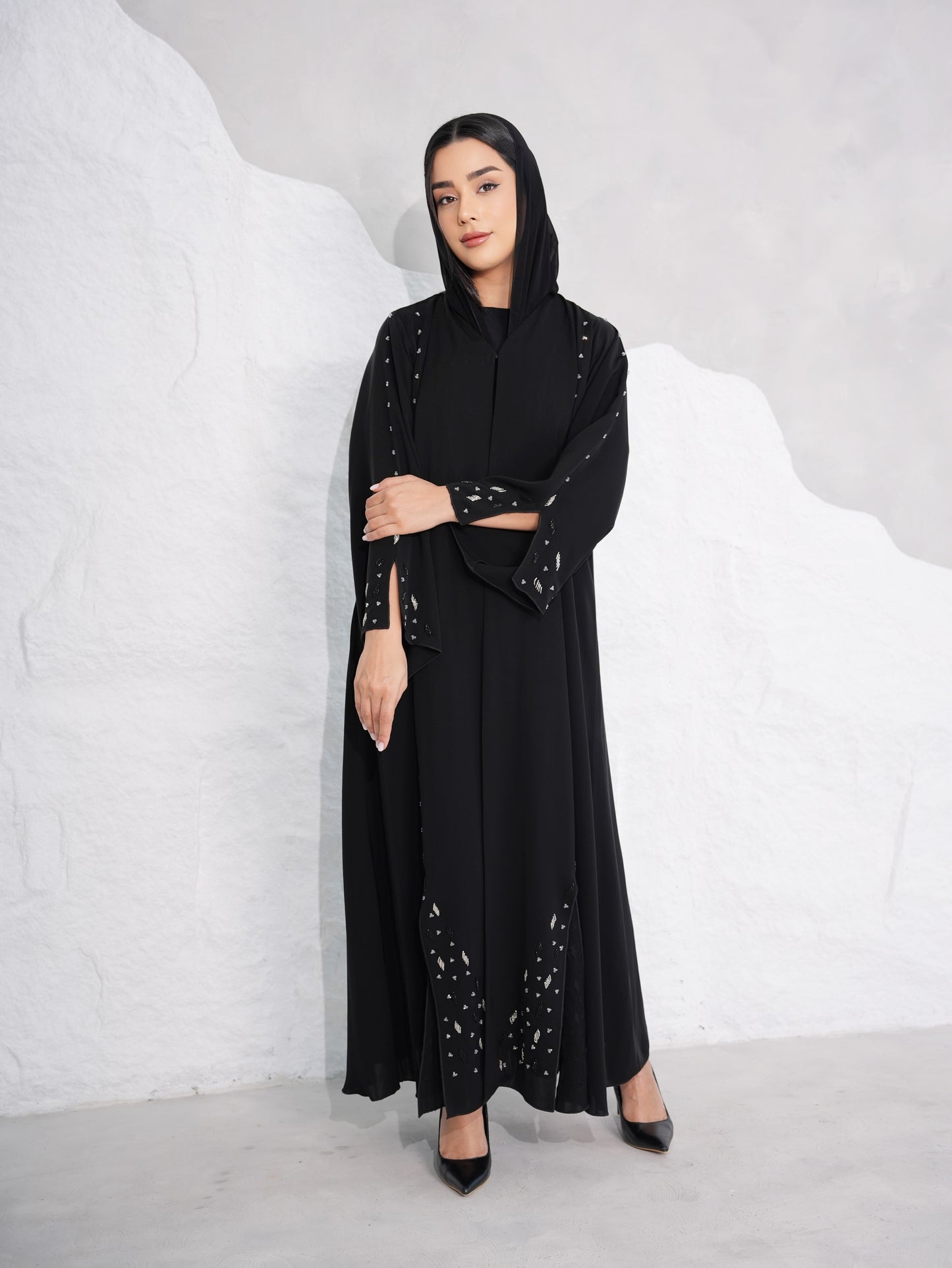 C 0376 Black Abaya