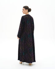 C 1696 Premium Dark Purple Abaya