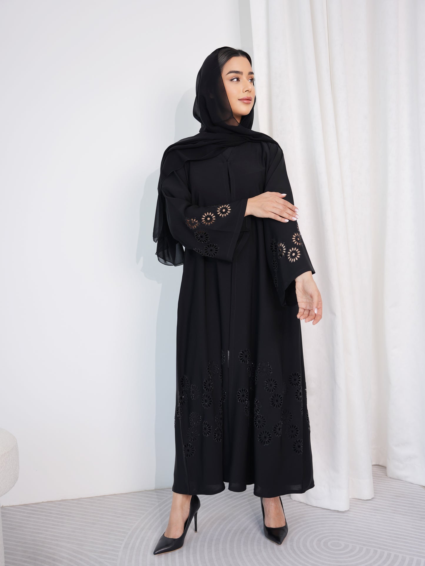 C 0395 Black Abaya