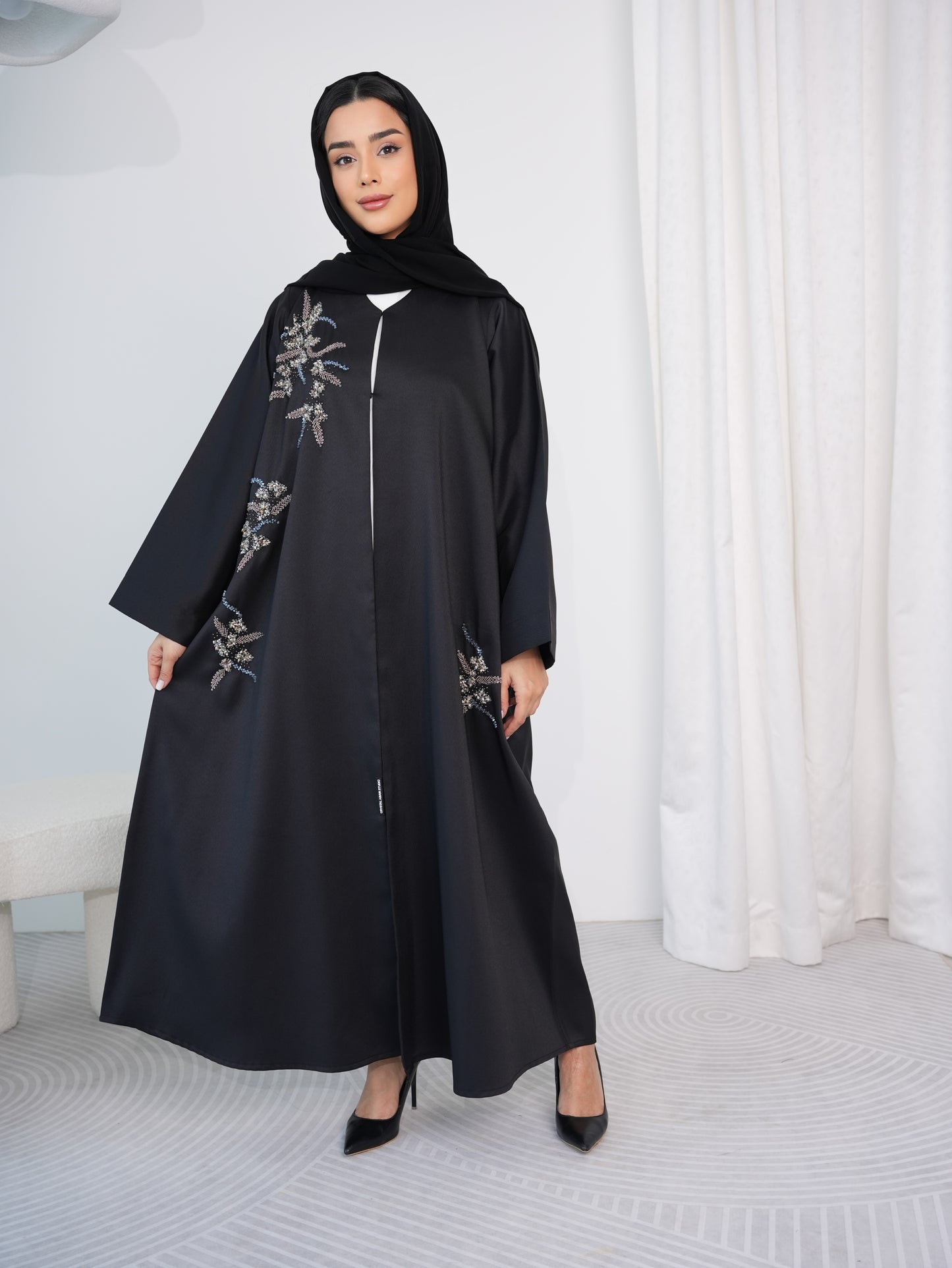 C 0383 Black Abaya