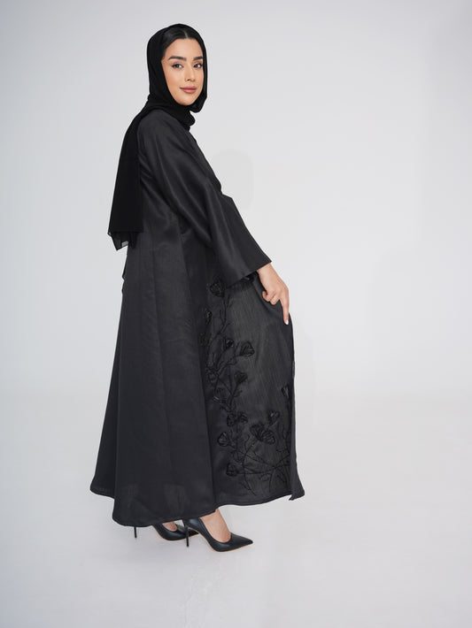 C 0401 Black Abaya