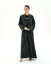 عباية C 1698 بريميوم باللون الأخضر العسكري