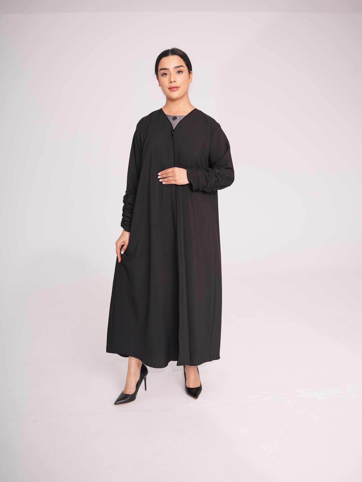 C 0404 Black Abaya