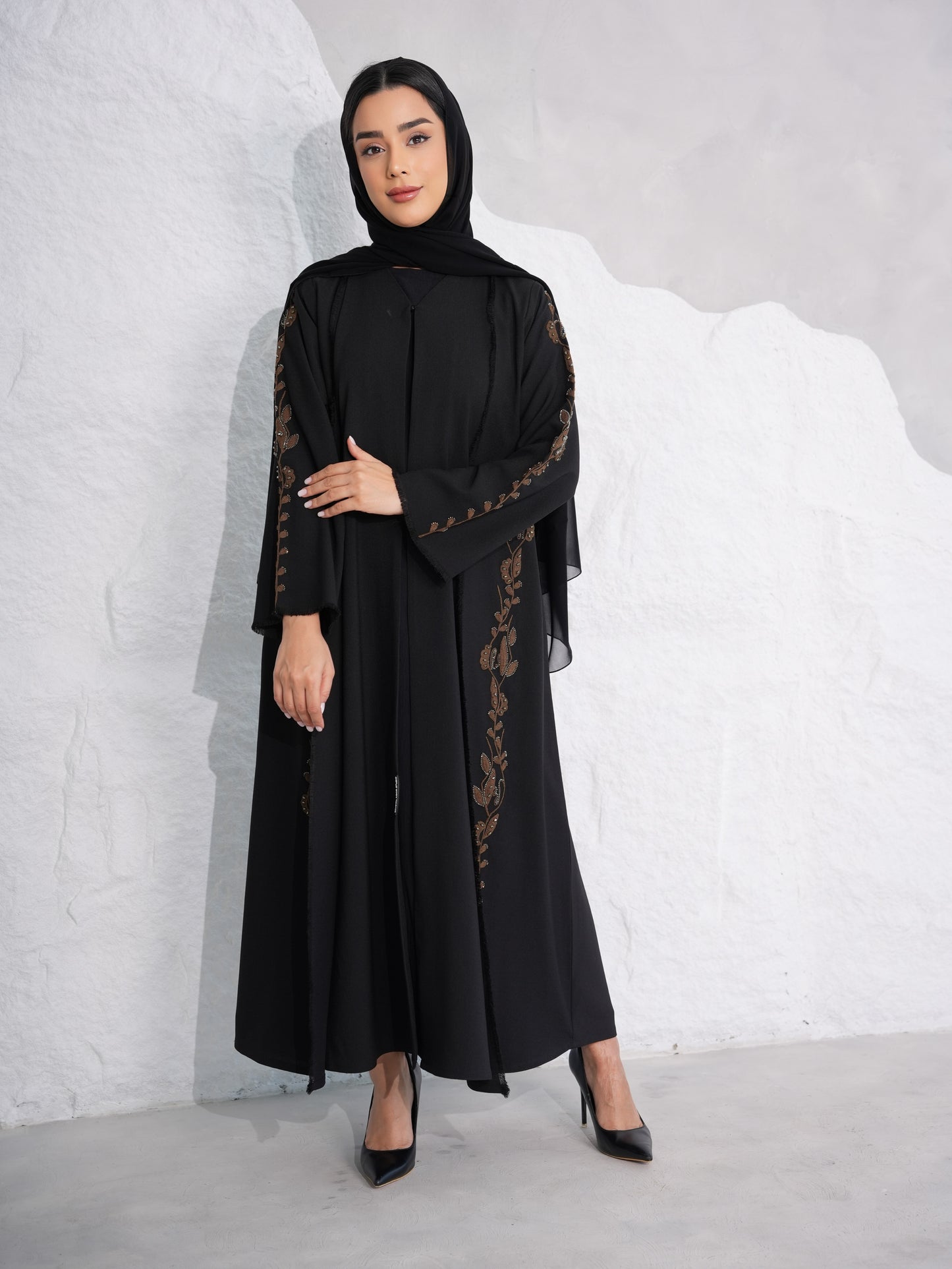 C 0382 Black Abaya