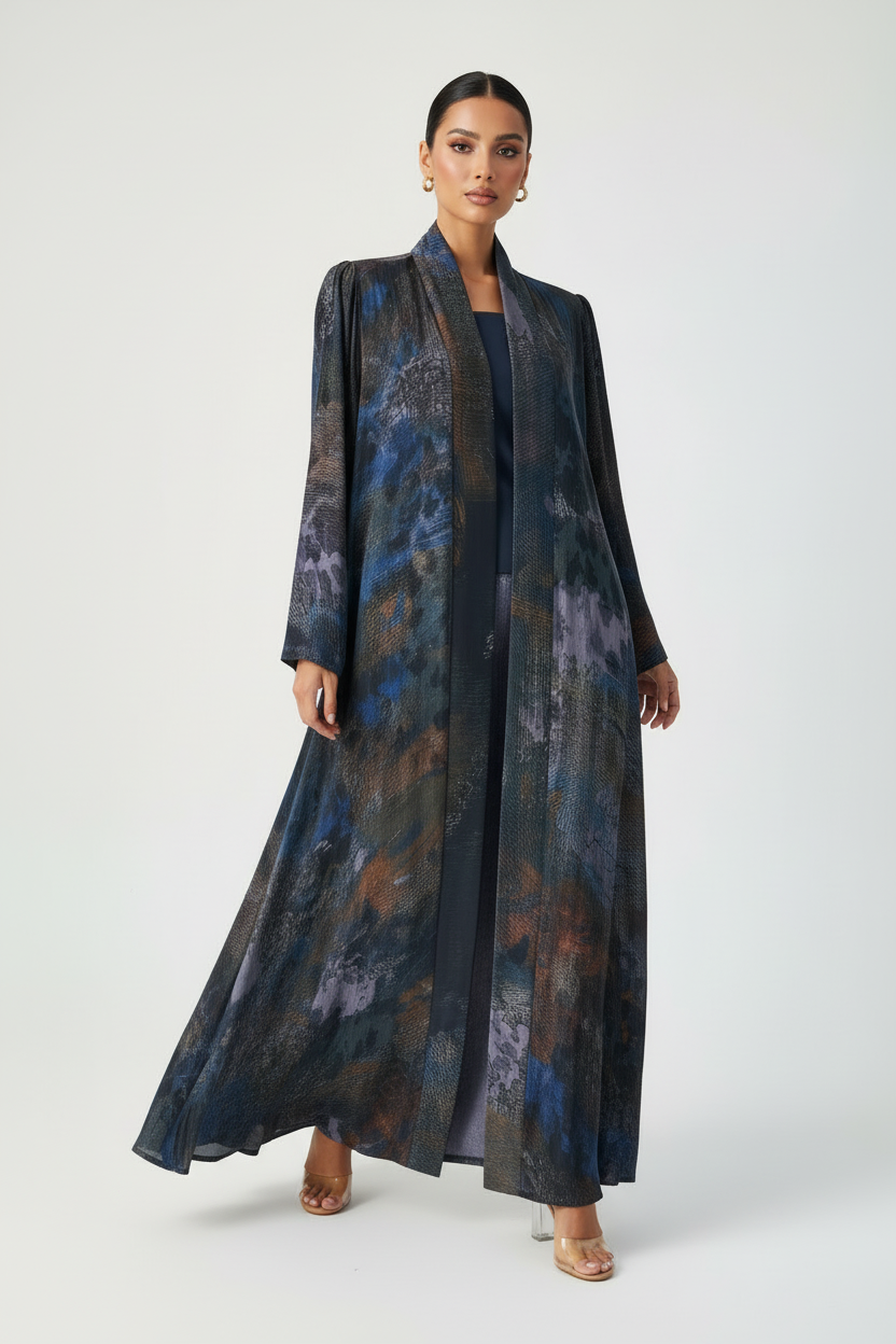 RTW Premium Midnight Blue Abaya