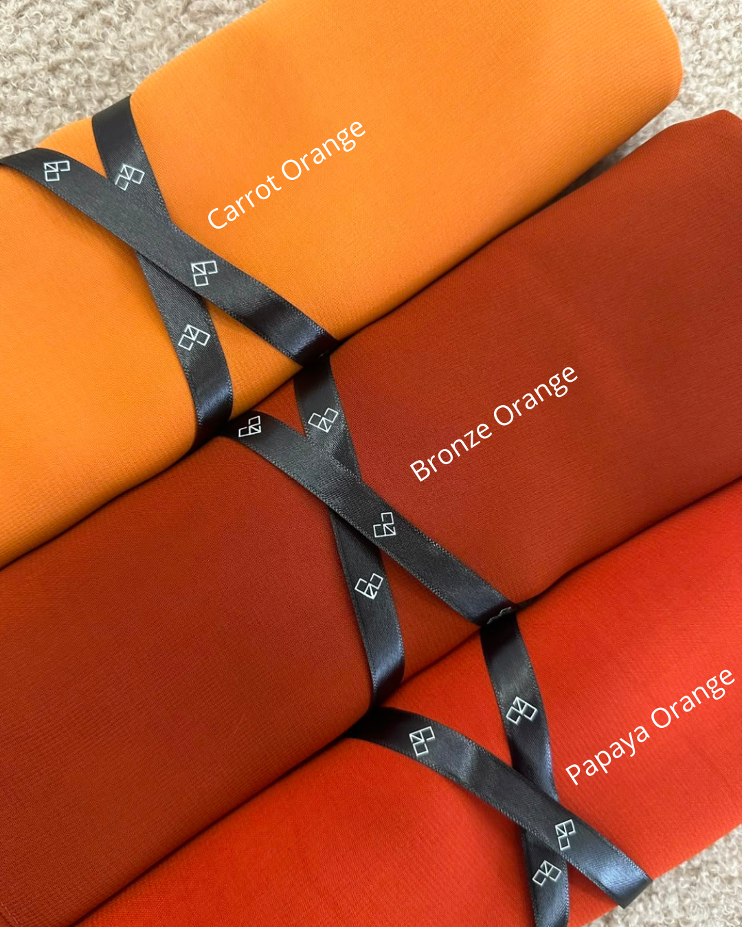 Summer Orange Sheila Set - Set of 3
