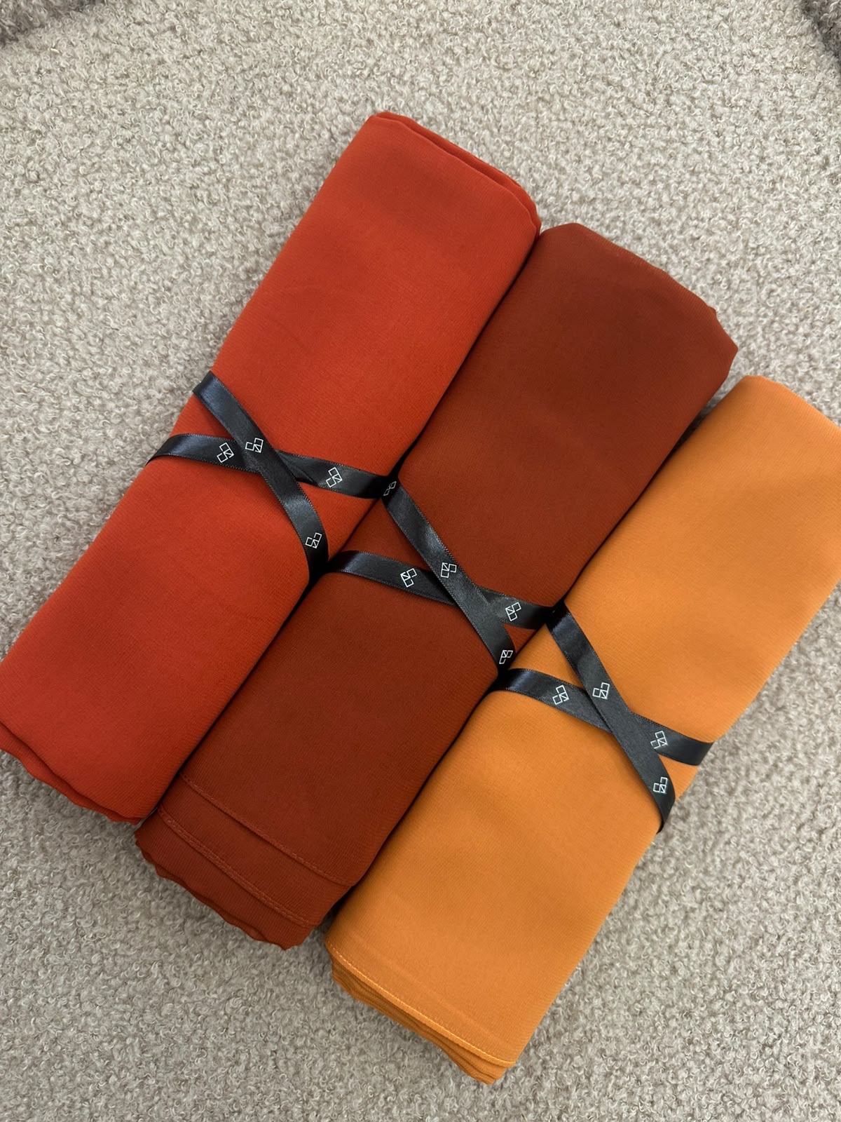 Summer Orange Sheila Set - Set of 3