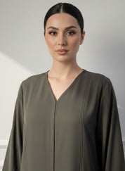 C 1839 Olive Green Abaya