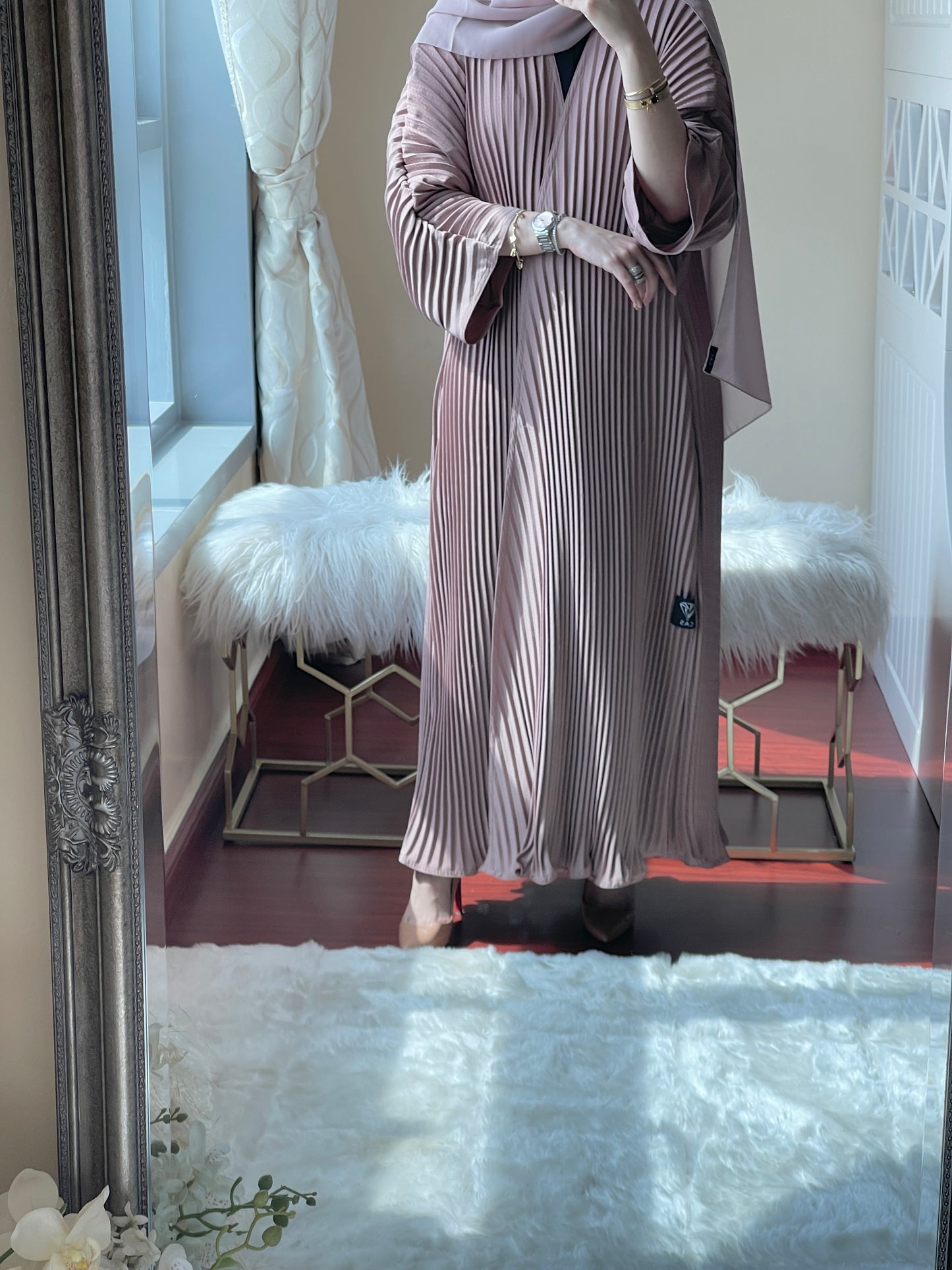 C-Pleated-Rose-Pink-Abaya