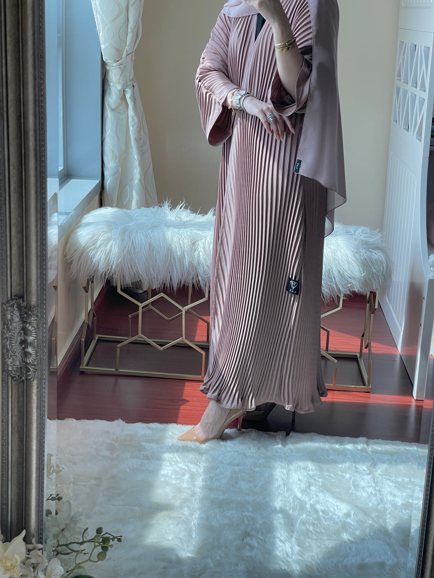 C-Pleated-Rose-Pink-Abaya