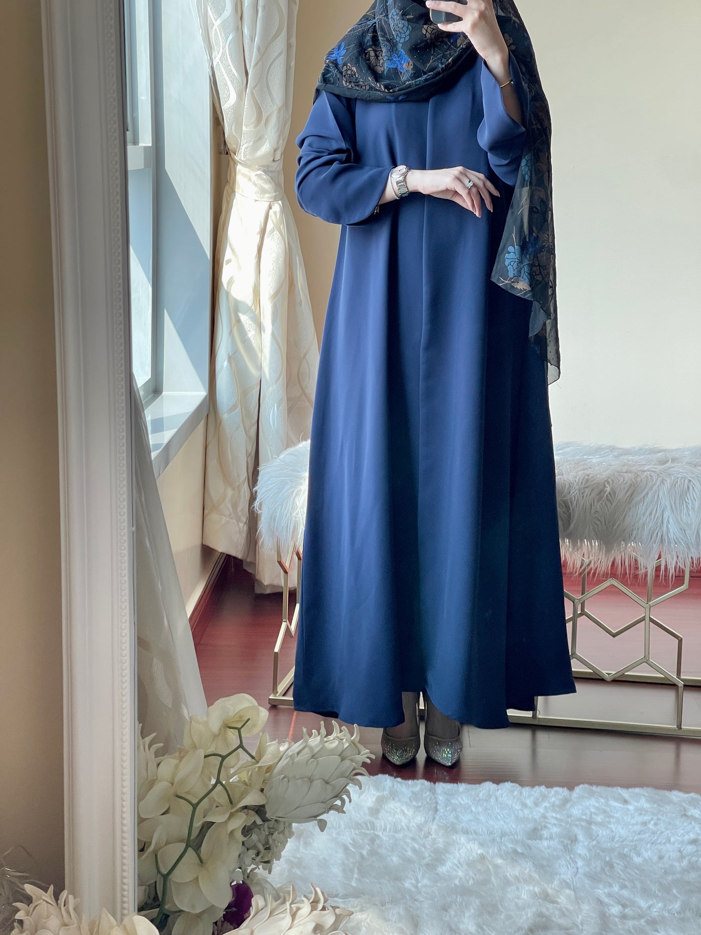 C-Two-Sheila-Blue-Abaya-Set