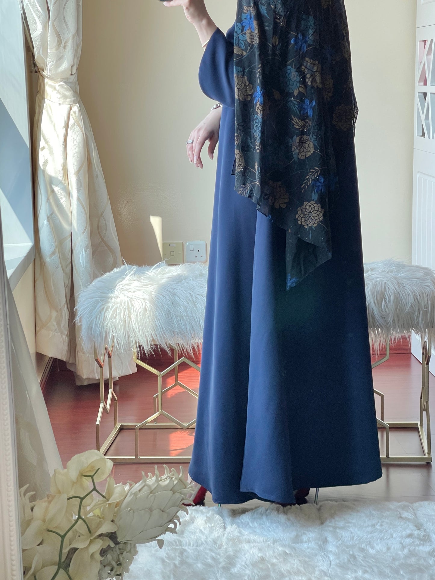 C-Two-Sheila-Blue-Abaya-Set