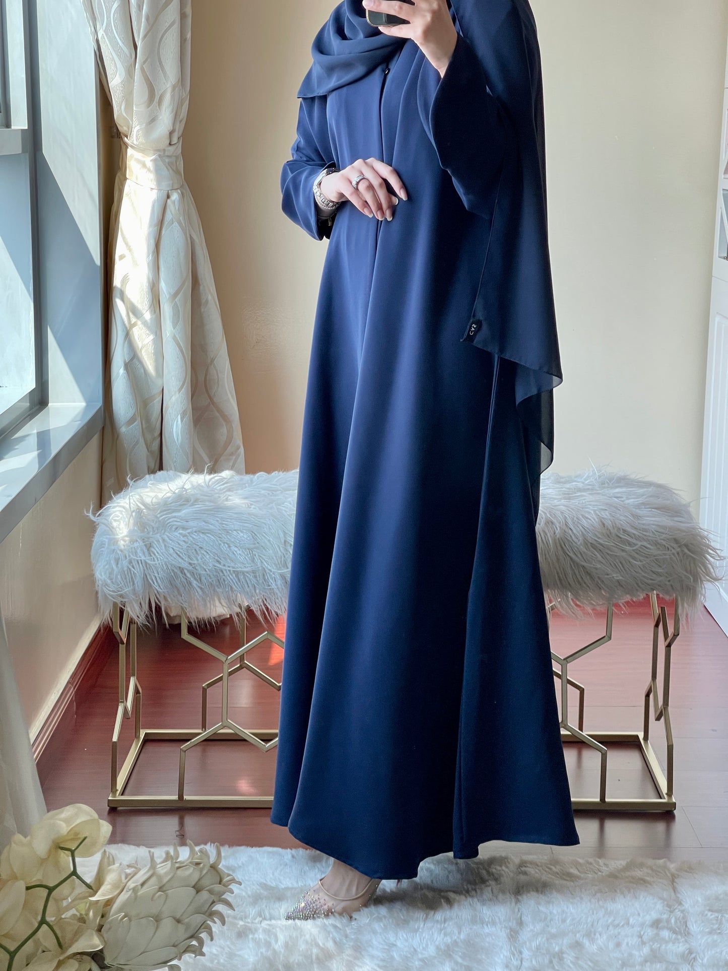 C-Two-Sheila-Blue-Abaya-Set