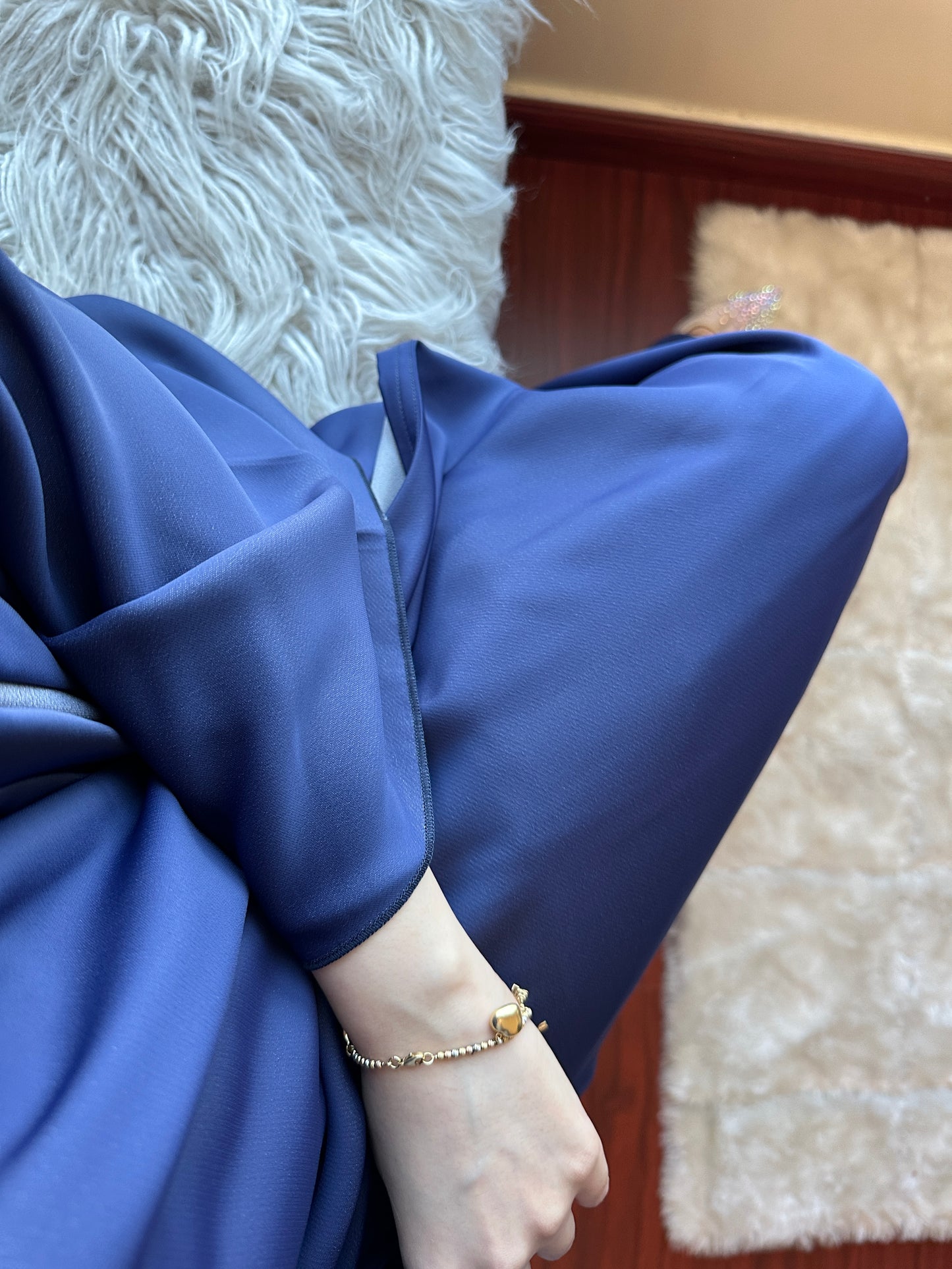 C-RoyalBlue-Silver-Duotone-Abaya-Set